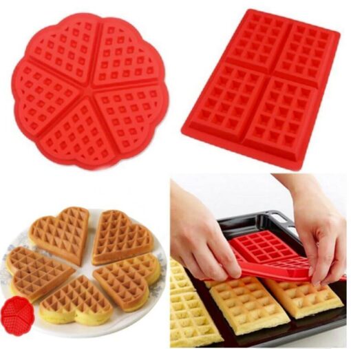 Silikonova forma na vafle z AliExpress