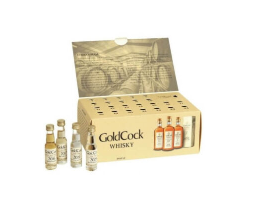 Degustační kalendář whisky Gold Cock 24 x 0,02l